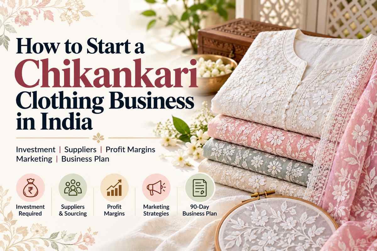 How To Start Chikankari Clothing Business In India
